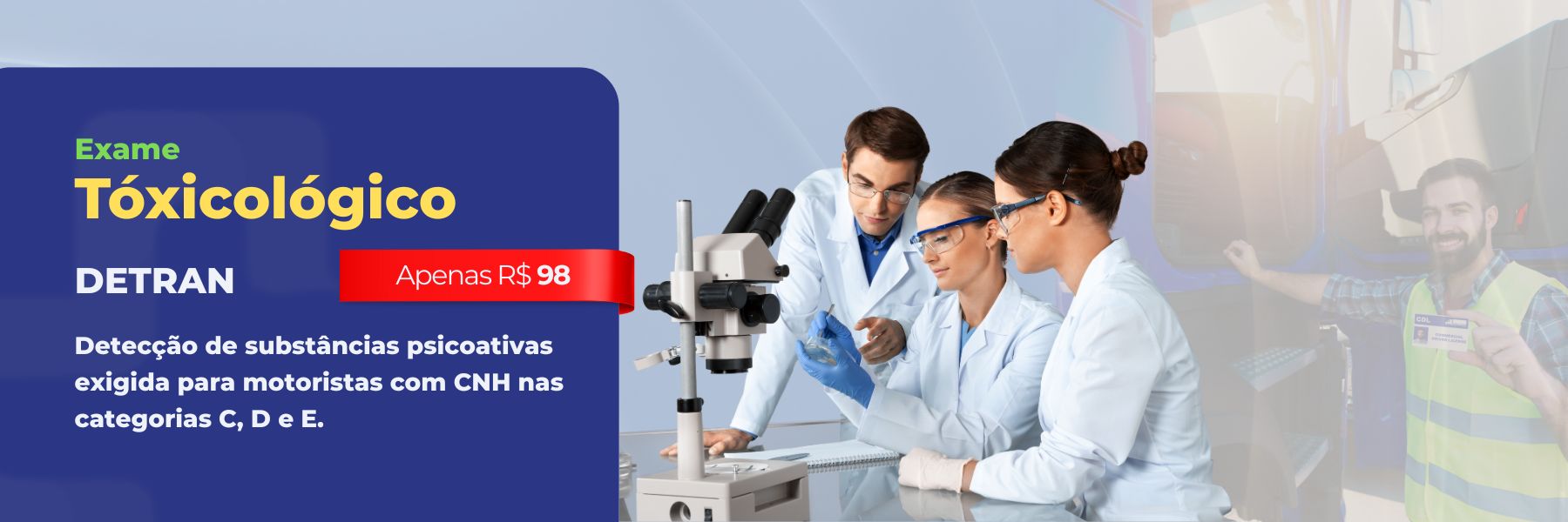 exame toxicologico aracaju